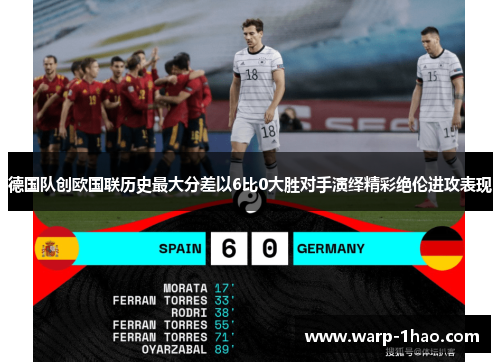 德国队创欧国联历史最大分差以6比0大胜对手演绎精彩绝伦进攻表现